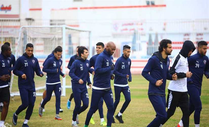 تدريبات استشفائية للاعبي الزمالك الأساسيين استعداداً للطلائع