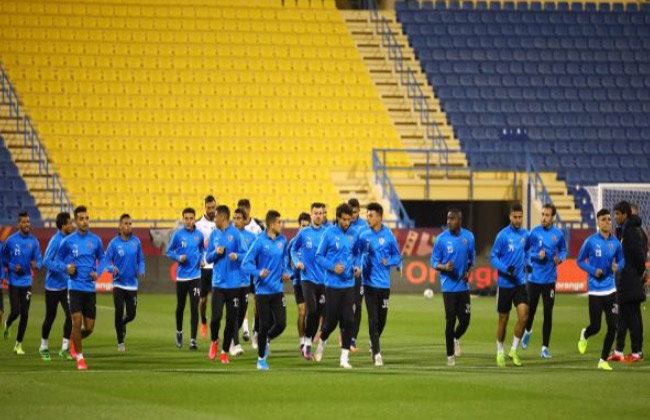 تدريبات تأهيلية للاعبي الزمالك في مجمع الصالات