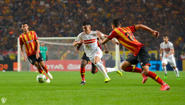 كاف يعلن حكام مباراة الزمالك وتونجيث في دوري الأبطال