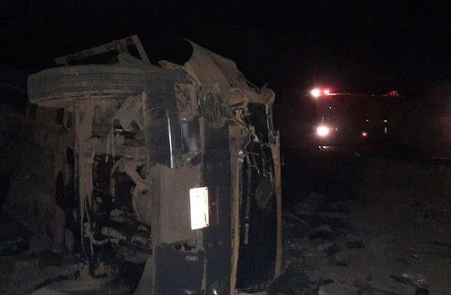 مصرع شخصان وإصابة 6 في حادث تصادم مروع بالطريق الدائري الأوسطي بحلوان