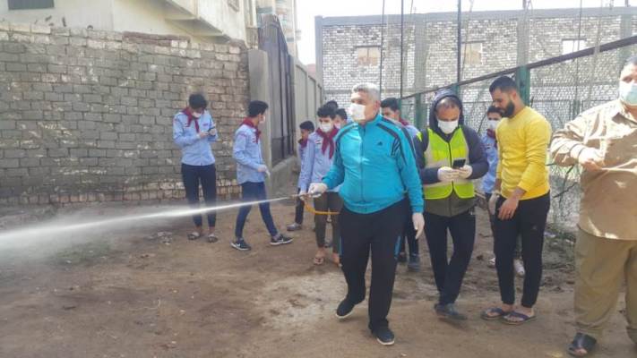 تعقيم وتطهير مراكز الشباب على مستوى الجمهورية استعداداً لاستئناف النشاط بها