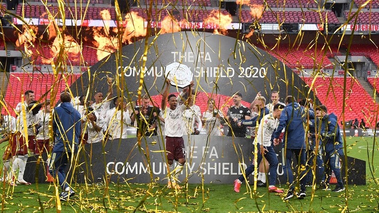 أرسنال يفوز علي ليفربول ويتوج بالدرع الخيرية