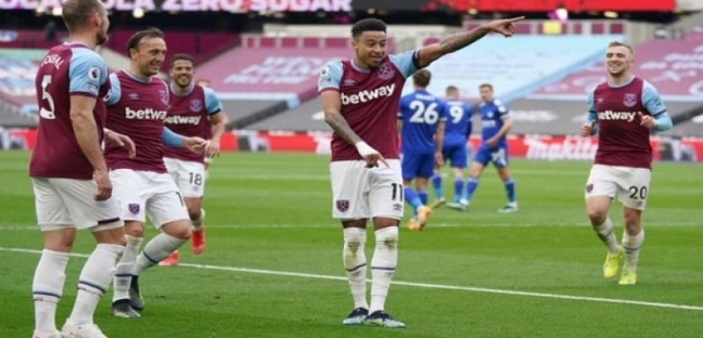 وستهام يفوز على ليستر 3-2 في الدوري الإنجليزي الممتاز