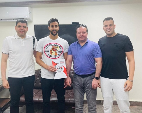 مدافع طلائع الجيش يوقع للمصري موسمين