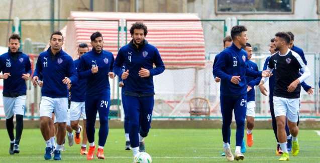 الزمالك يواصل تدريباته استعدادا لمواجهة الداخلية في كأس مصر