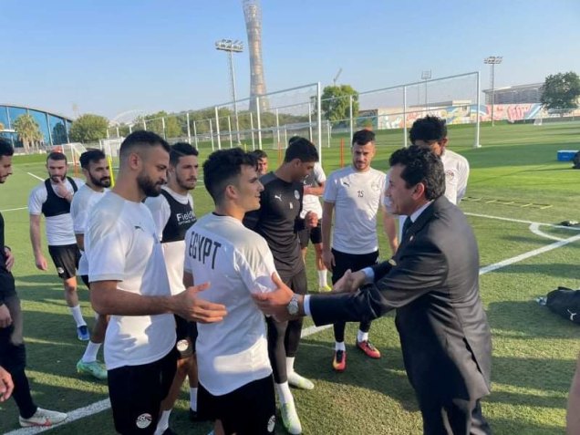 وزير الرياضة يوجه رسالة للاعبي مصر قبل مواجهتي السنغال