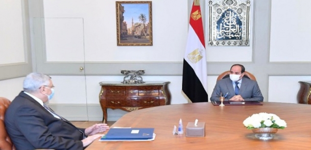 السيسي يتابع الموقف الوبائي الراهن لانتشار فيروس كورونا على مستوى الجمهورية