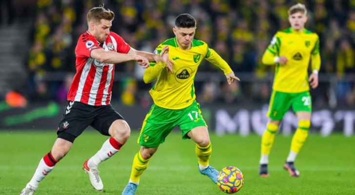 ساوثهامبتون يفوز علي نورويتش سيتي 2-0 في الدوري الإنجليزي