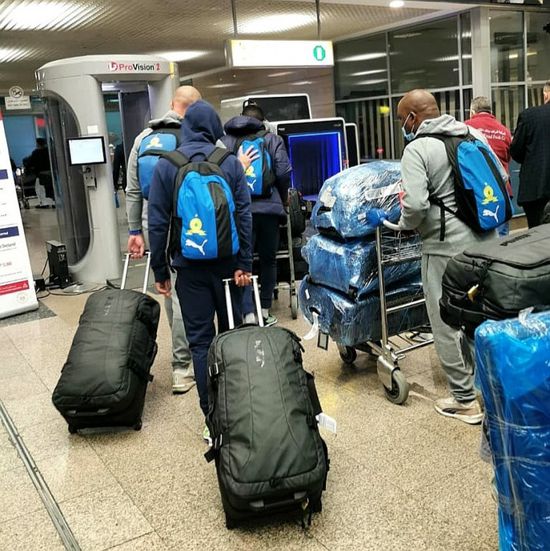 بعثة صن داونز تصل القاهرة لمواجهة المريخ والأهلي بدوري الأبطال