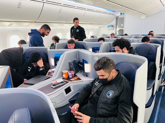 بعثة بيراميدز تغادر مطار القاهرة الدولي إلى زامبيا