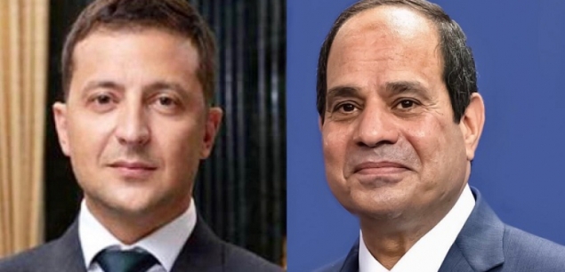 الرئيس السيسي يتلقى اتصالاً هاتفيًا من زيلينسكي