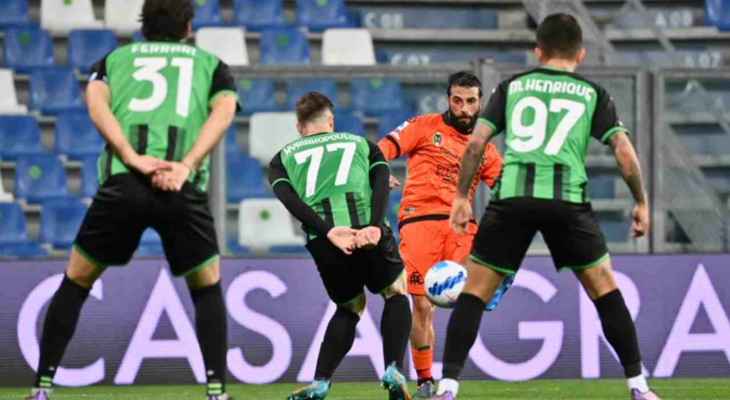 ساسولو يفوز علي سبيزيا 4-1 في الكالتشيو