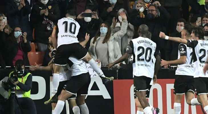 فالنسيا يفوز على أتلتيكو مدريد 3-0 في الدوري الإسباني