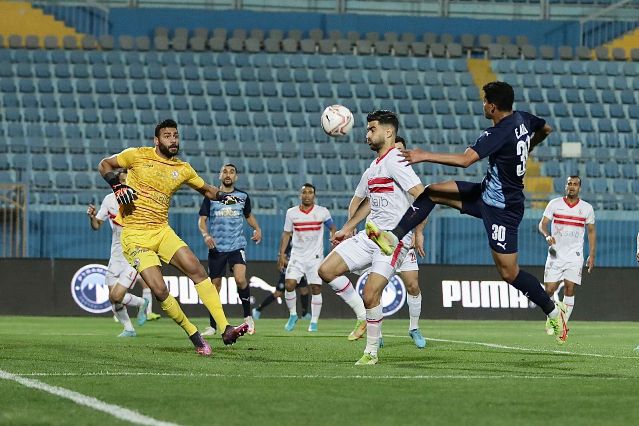 الزمالك يفوز علي بيراميدز 3-2 في مباراة مثيرة ويعود لوصافة الدوري