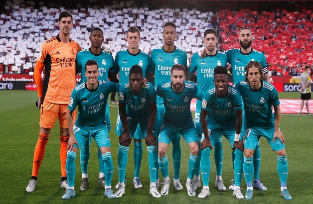 قائمة ريال مدريد أمام آنتراخت فرانكفورت في السوبر الأوروبي