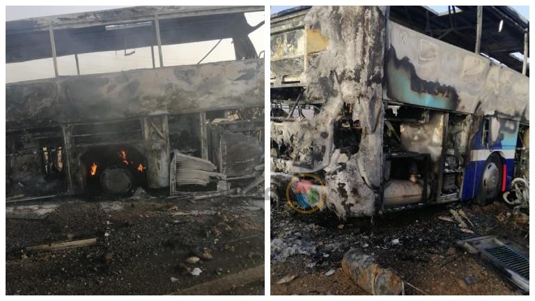 مصرع 10 أشخاص وإصابة 14 في حادث تصادم بأسوان