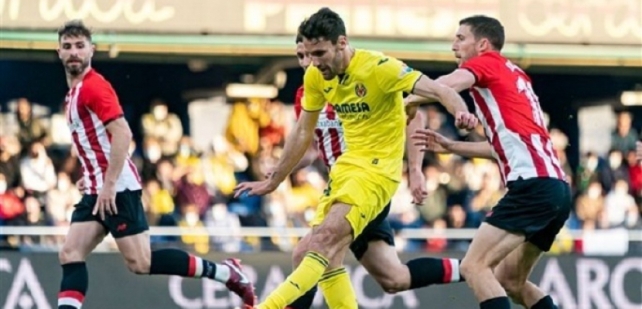 فياريال يتعادل مع أتليتك بيلباو 1-1 في الدوري الإسباني