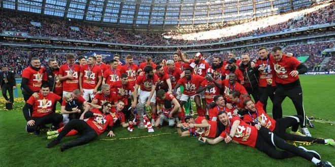 سبارتاك موسكو يتوج بطلاً لكأس روسيا