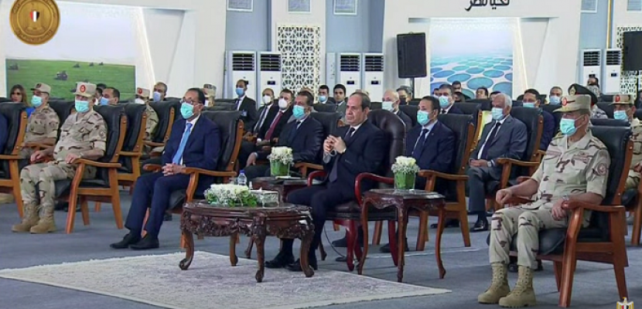 الرئيس السيسي يشهد افتتاح مشروع “مستقبل مصر” للإنتاج الزراعي