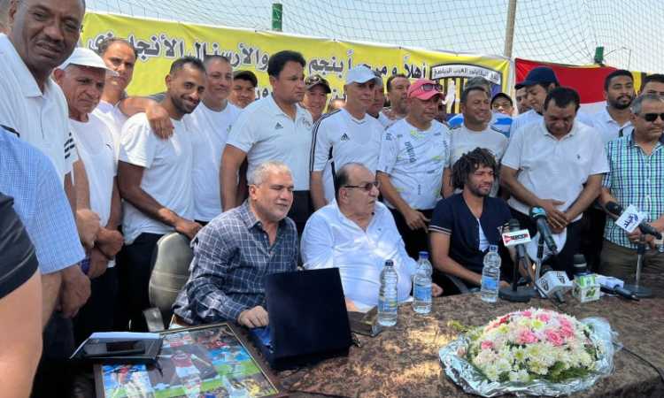 الننى: المقاولون العرب بيتى وأتمنى له مكانة أكبر