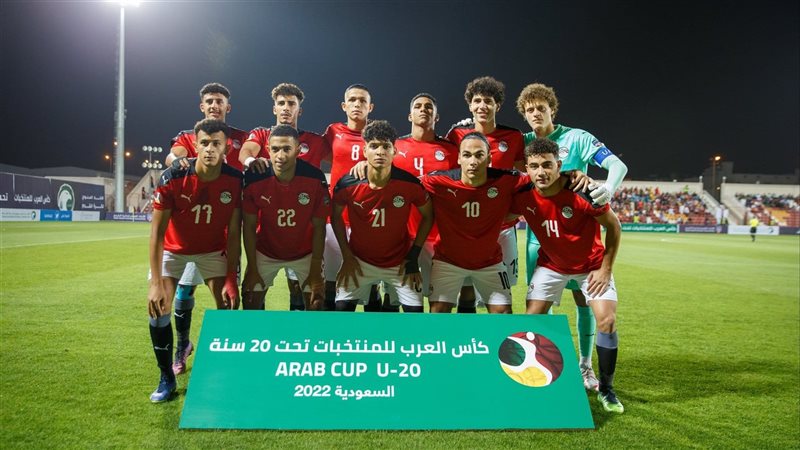 منتخب مصر يواجه الجزائر اليوم فى نصف نهائى كأس العرب للشباب