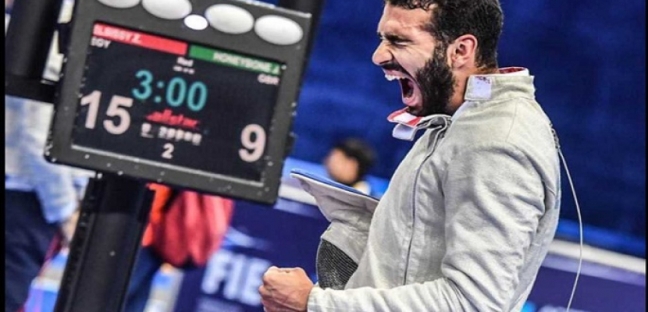 زياد السيسي يحصد الذهبية العاشرة لمصر بدورة ألعاب المتوسط