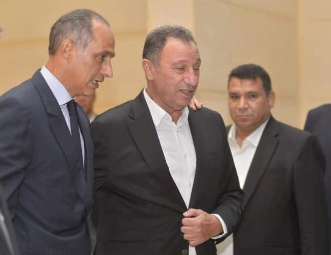 علاء وجمال مبارك يقدمان واجب العزاء للخطيب في وفاة شقيقته