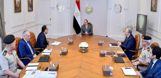 الرئيس السيسي يوجه باستمرار جهود حوكمة استخدام مياه النيل على مستوى الجمهورية