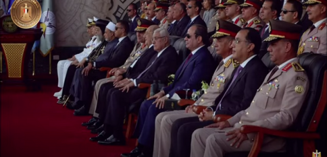 الرئيس السيسي يشهد حفل تخريج دفعة جديدة من الكلية الحربية