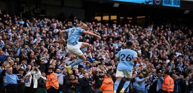 مانشستر سيتي يفوز على برايتون 3ـ1 في الدوري الإنجليزي