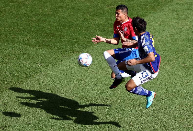 اليابان تتعادل مع كوستاريكا بدون أهداف في الشوط الأول