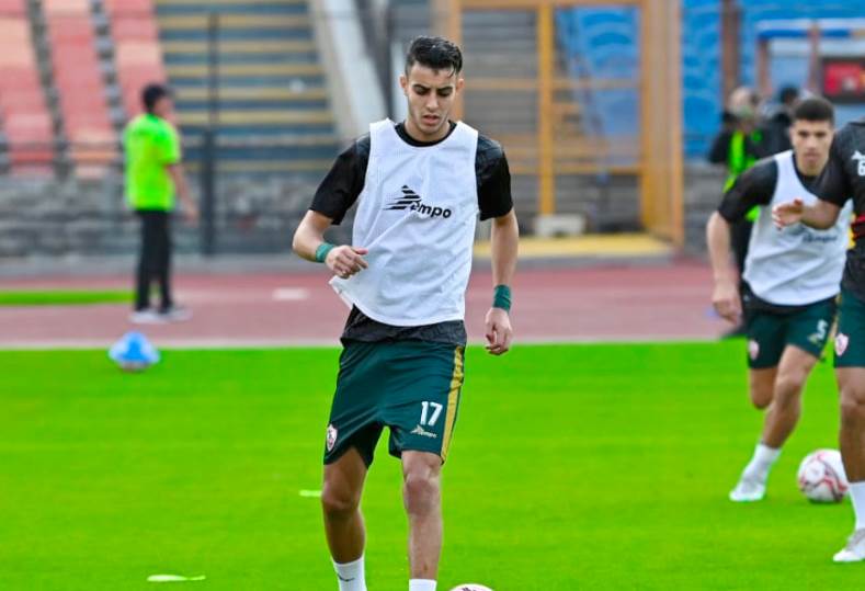 زكريا الوردي يشارك في التدريبات الجماعية للزمالك