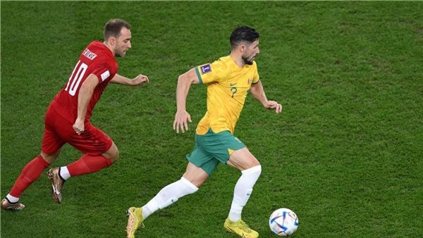 الدنمارك تتعادل مع أستراليا بدون أهداف في الشوط الأول