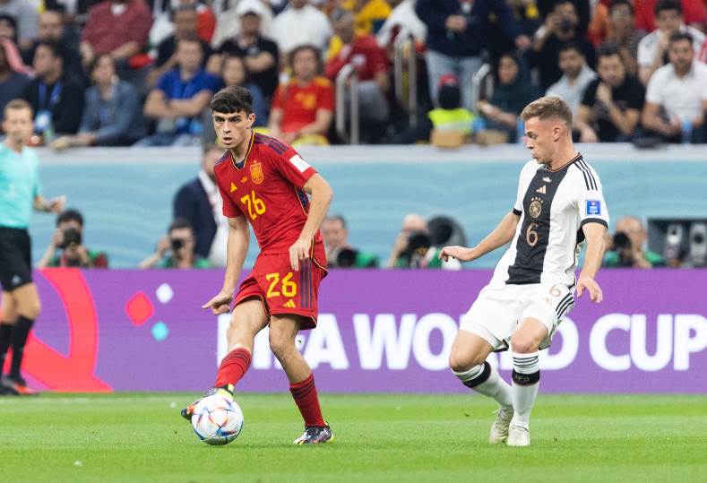 ألمانيا تتعادل مع إسبانيا بدون أهداف في الشوط الأول