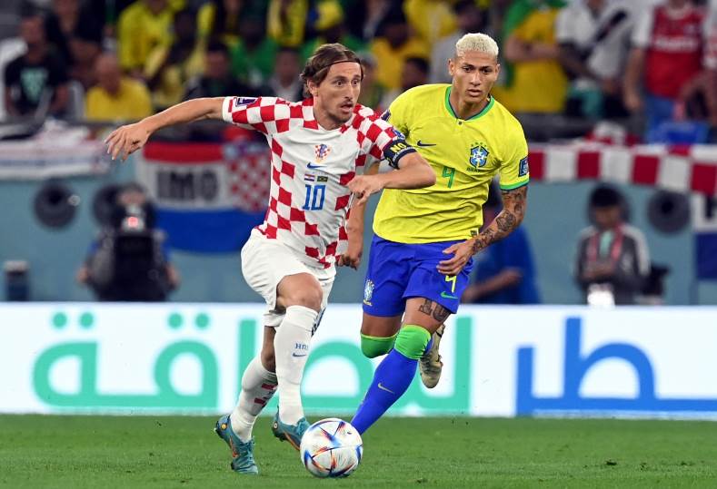 البرازيل تتعادل مع كرواتيا بدون أهداف في الشوط الأول