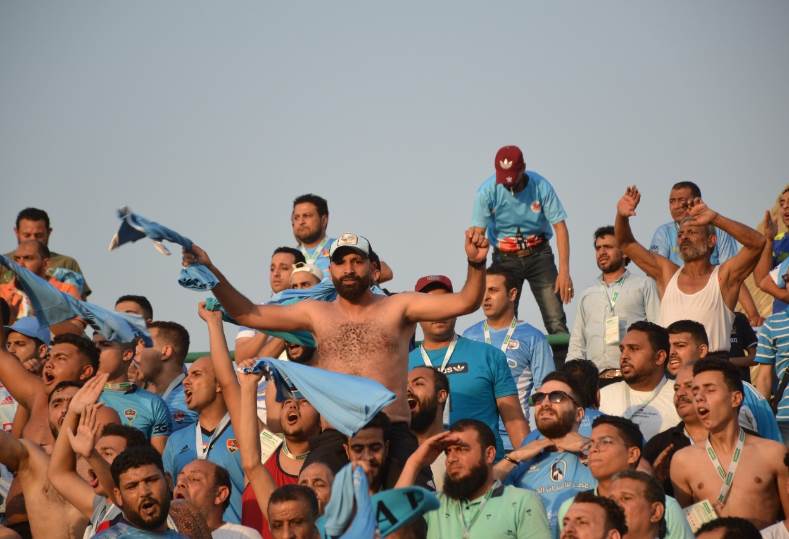 جماهير المحلة تستقبل بابا فاسيليو برفعه على الأعناق