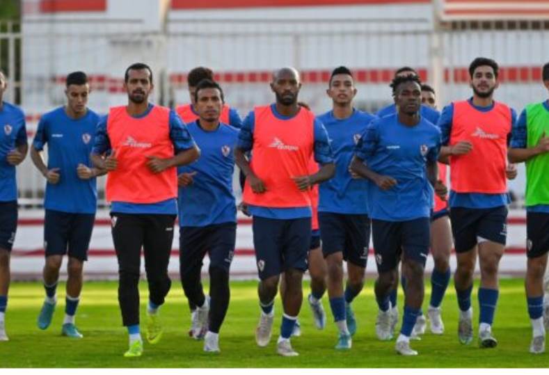 تدريبات شاقة في الزمالك استعداداً للمريخ السوداني