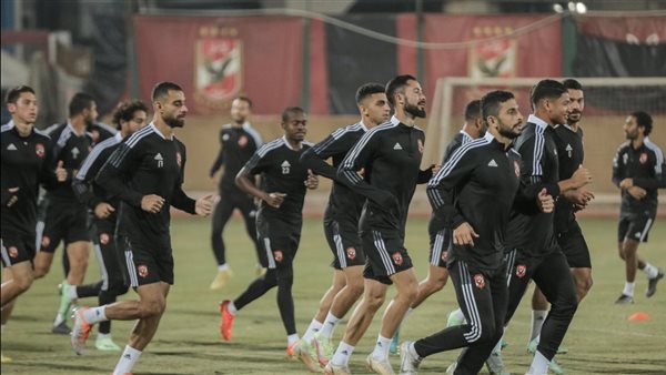 الأهلي يستأنف تدريباته استعداداً لمباراة المقاولون العرب