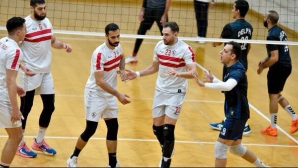 الزمالك يهزم بتروجت 3-1 في دوري الطائرة