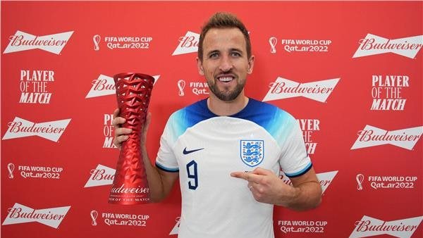 هاري كين أفضل لاعب في مباراة إنجلترا والسنغال بكأس العالم