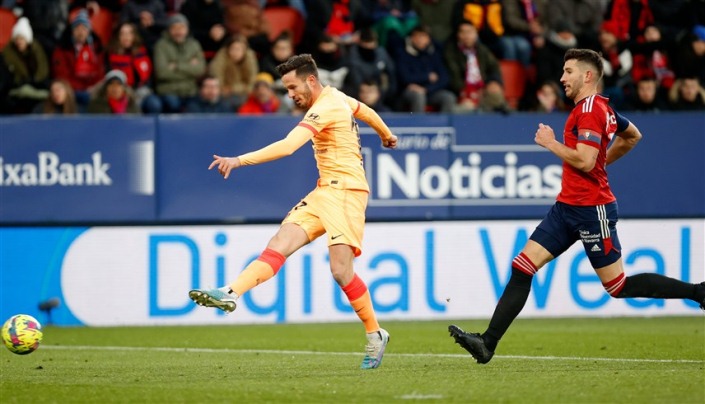 أتلتيكو مدريد يفوز علي أوساسونا 1-0 في الدوري الإسباني