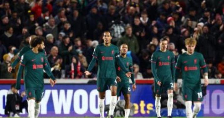 برينتفورد يفوز علي ليفربول 3-1 بمشاركة محمد صلاح