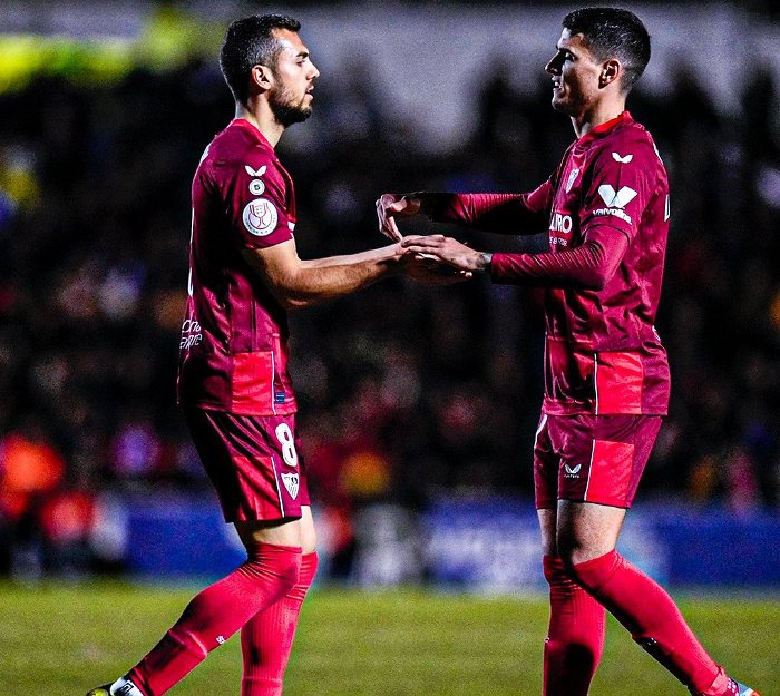 إشبيلية يكتسح ليناريس ديبورتيفو 5-0 في كأس ملك إسبانيا