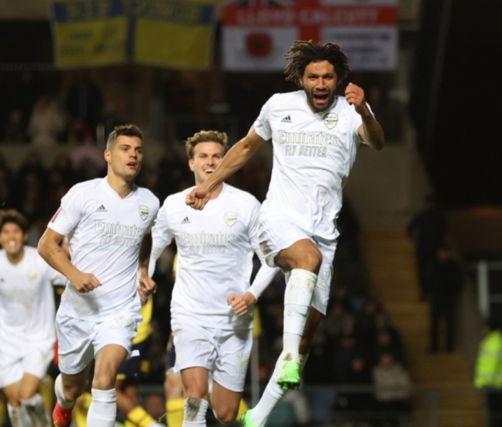 أرسنال يفوز على أوكسفورد 3-0 بكأس الاتحاد الإنجليزي