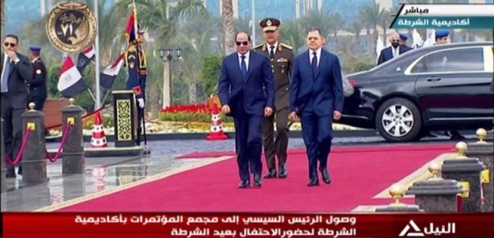 الرئيس السيسي يشهد الاحتفال بالذكرى 71 لعيد الشرطة