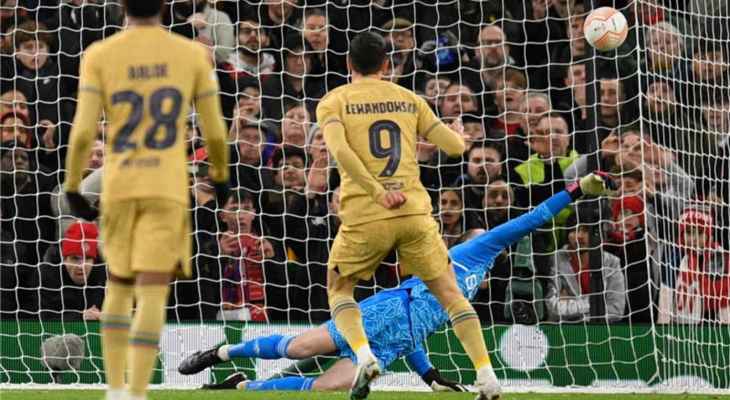 مانشستر يونايتد يقصي برشلونة من الدوري الأوروبي