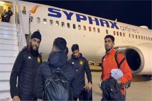 بعثة الترجي التونسي تصل إلى برج العرب استعداداً لمواجهة الزمالك