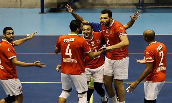 الأهلي يفوز على بتروجت في أول لقاءات نصف نهائي كأس مصر لكرة الطائرة