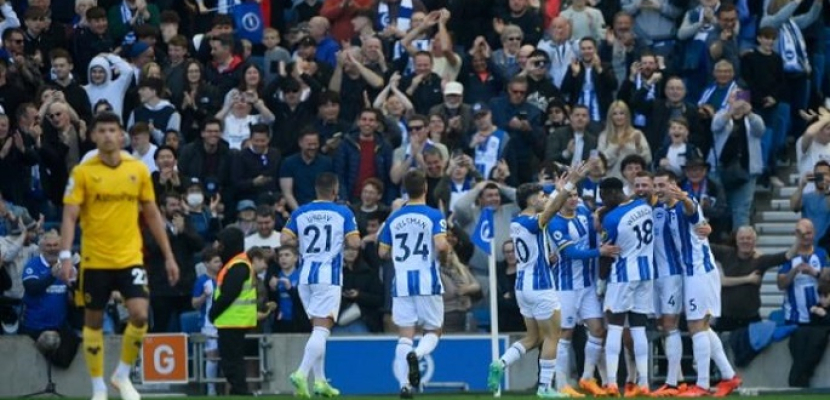برايتون يكتسح وولفرهامبتون 6-0 في الدوري الإنجليزي