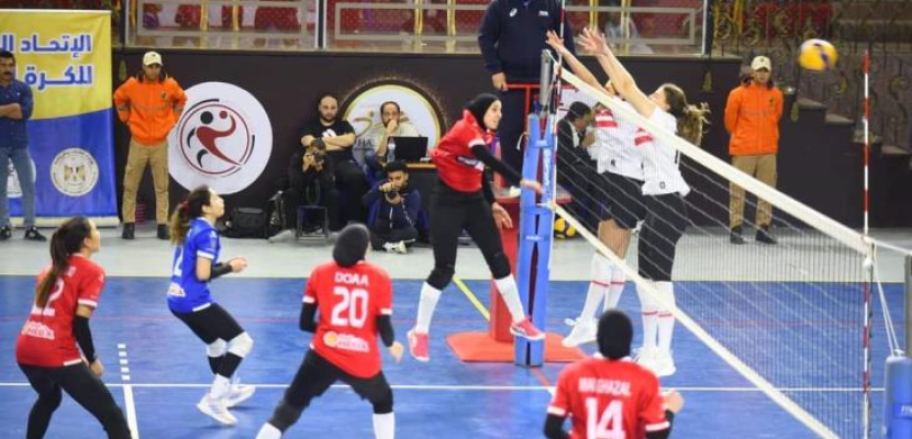 الأهلي يتوّج بدوري الكرة الطائرة سيدات على حساب الزمالك